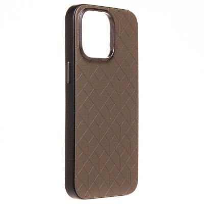 Чехол-накладка для Apple iPhone 15 Pro Max (глиняный) - SM089 SafeMag экокожа