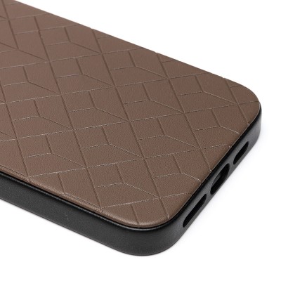Чехол-накладка для Apple iPhone 15 Pro Max (глиняный) - SM089 SafeMag экокожа