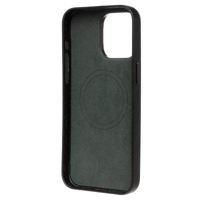 Чехол-накладка для Apple iPhone 15 Pro Max (зеленый) - SM089 SafeMag экокожа