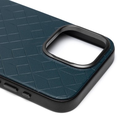Чехол-накладка для Apple iPhone 15 Pro Max (зеленый) - SM089 SafeMag экокожа