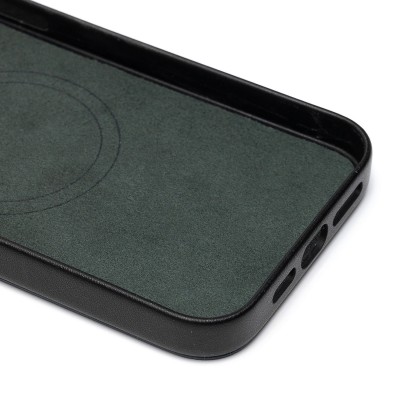 Чехол-накладка для Apple iPhone 15 Pro Max (зеленый) - SM089 SafeMag экокожа