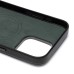 Чехол-накладка для Apple iPhone 15 Pro Max (зеленый) - SM089 SafeMag экокожа