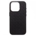 Чехол-накладка для Apple iPhone 15 Pro (черный) - SM089 SafeMag экокожа