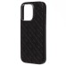 Чехол-накладка для Apple iPhone 15 Pro (черный) - SM089 SafeMag экокожа