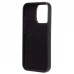 Чехол-накладка для Apple iPhone 15 Pro (черный) - SM089 SafeMag экокожа