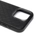 Чехол-накладка для Apple iPhone 15 Pro (черный) - SM089 SafeMag экокожа