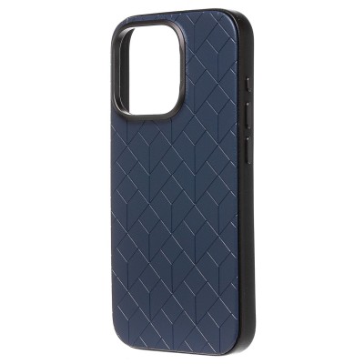 Чехол-накладка для Apple iPhone 15 Pro (синий) - SM089 SafeMag экокожа