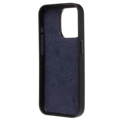 Чехол-накладка для Apple iPhone 15 Pro (синий) - SM089 SafeMag экокожа