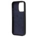 Чехол-накладка для Apple iPhone 15 Pro (синий) - SM089 SafeMag экокожа