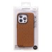 Чехол-накладка для Apple iPhone 15 Pro (коричневый) - SM089 SafeMag экокожа