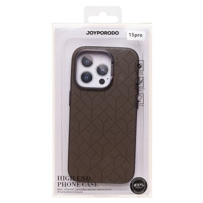 Чехол-накладка для Apple iPhone 15 Pro (глиняный) - SM089 SafeMag экокожа
