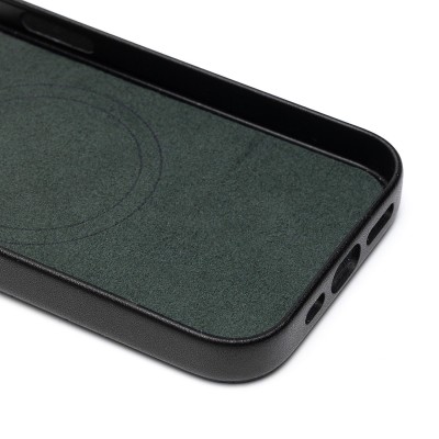 Чехол-накладка для Apple iPhone 15 Pro (зеленый) - SM089 SafeMag экокожа