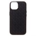 Чехол-накладка для Apple iPhone 15 (черный) - SM089 SafeMag экокожа