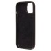 Чехол-накладка для Apple iPhone 15 (черный) - SM089 SafeMag экокожа