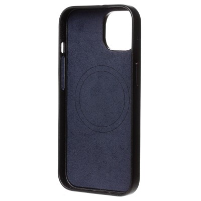 Чехол-накладка для Apple iPhone 15 (синий) - SM089 SafeMag экокожа