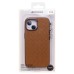 Чехол-накладка для Apple iPhone 15 (коричневый) - SM089 SafeMag экокожа