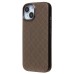 Чехол-накладка для Apple iPhone 15 (глиняный) - SM089 SafeMag экокожа