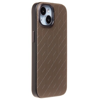 Чехол-накладка для Apple iPhone 15 (глиняный) - SM089 SafeMag экокожа