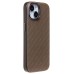 Чехол-накладка для Apple iPhone 15 (глиняный) - SM089 SafeMag экокожа