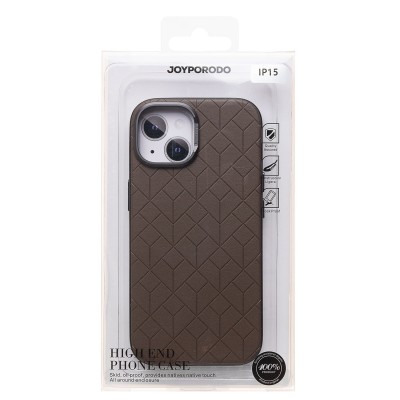 Чехол-накладка для Apple iPhone 15 (глиняный) - SM089 SafeMag экокожа