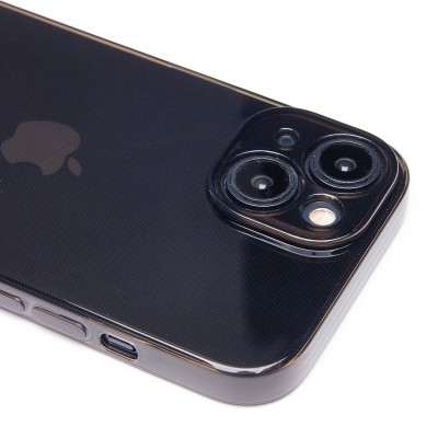Чехол-накладка для Apple iPhone 15 (черный) - Ultra Slim