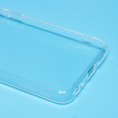 Чехол-накладка для Tecno Pop 7 (прозрачный) - Ultra Slim