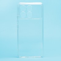 Чехол-накладка для Xiaomi Poco F6 Pro (прозрачный) - Ultra Slim