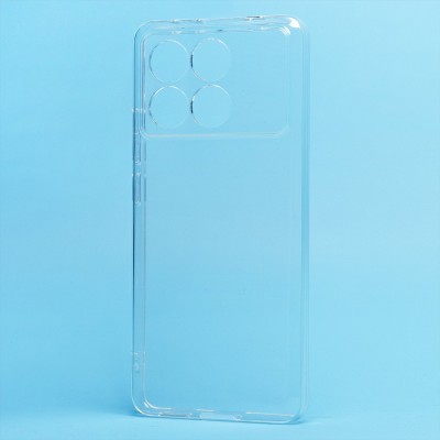 Чехол-накладка для Xiaomi Poco X6 Pro 5G (прозрачный) - Ultra Slim