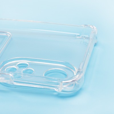 Чехол-накладка для Huawei nova 9 (противоударный) (прозрачный) SC278 с картхолдером Чехол-накладка для Huawei nova 9 (противоударный) (прозрачный) SC278 с картхолдером