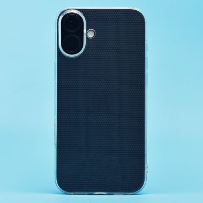 Чехол-накладка для Apple iPhone 16 Plus (прозрачный) Activ ASC-101 Puffy 0.9мм