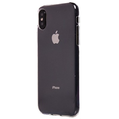 Чехол-накладка для Apple iPhone XS (прозрачный/черный) Activ ASC-101 Puffy 0.9мм