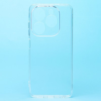 Чехол-накладка для Infinix HOT 40i (прозрачный) Activ ASC-101 Puffy 0.9мм