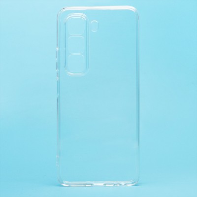 Чехол-накладка для Infinix Hot 50 4G (прозрачный) Activ ASC-101 Puffy 0.9мм