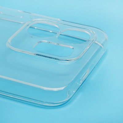 Чехол-накладка для Infinix Hot 50i (прозрачный) Activ ASC-101 Puffy 0.9мм