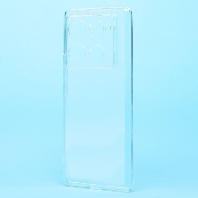 Чехол-накладка для Infinix Note 40 Pro 4G (прозрачный) Activ ASC-101 Puffy 0.9мм