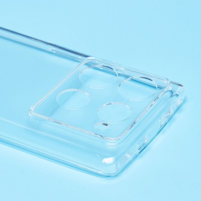 Чехол-накладка для Infinix Note 40 Pro 4G (прозрачный) Activ ASC-101 Puffy 0.9мм