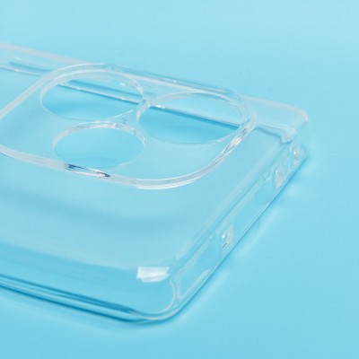 Чехол-накладка для Realme GT 6T (прозрачный) Activ ASC-101 Puffy 0.9мм