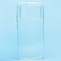 Чехол-накладка для Xiaomi Poco M4 Pro 4G (прозрачный) Activ ASC-101 Puffy 0.9мм