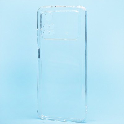 Чехол-накладка для Xiaomi Poco M4 Pro 4G (прозрачный) Activ ASC-101 Puffy 0.9мм