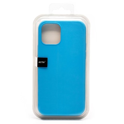 Чехол-накладка для Apple iPhone 12 (голубой) Activ Full Original Design