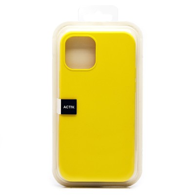 Чехол-накладка для Apple iPhone 12 (желтый) Activ Full Original Design
