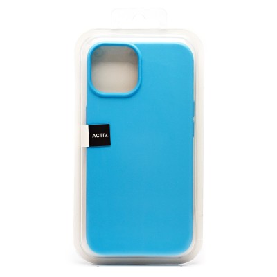 Чехол-накладка для Apple iPhone 14 (голубой) Activ Full Original Design