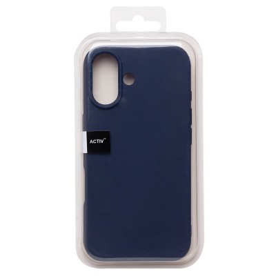 Чехол-накладка для Apple iPhone 16 (темно-синий) Activ Full Original Design