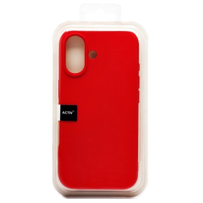 Чехол-накладка для Apple iPhone 16 (красный) Activ Full Original Design