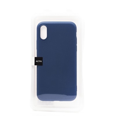 Чехол-накладка для Apple iPhone XS (синий) Activ Full Original Design