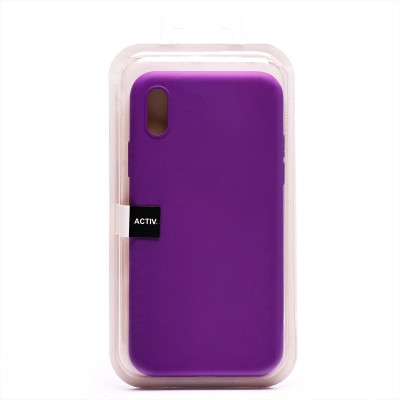 Чехол-накладка для Apple iPhone XS (фиолетовый) Activ Full Original Design