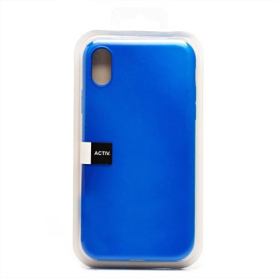 Чехол-накладка для Apple iPhone XR (синий) Activ Full Original Design