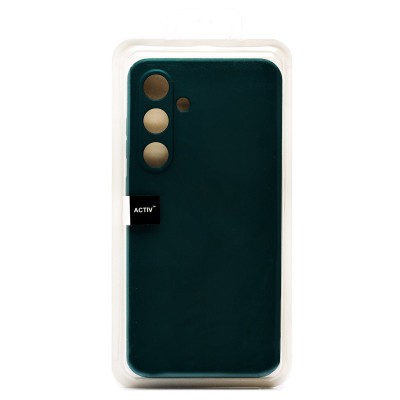 Чехол-накладка для Samsung Galaxy S24FE (темно-зеленый) Activ Full Original Design