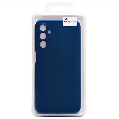 Чехол-накладка для Samsung  A245 Galaxy A24 4G (темно-синий) Activ Full Original Design