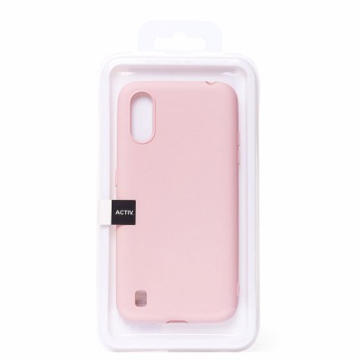 Чехол-накладка для Samsung A015 Galaxy A01 (светло-розовый) Activ Full Original Design